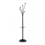 Festy 5 Hook Coat& Umbrella Stand - Black 390278