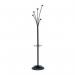 Festy 5 Hook Coat& Umbrella Stand - Black 390278