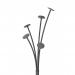 Festy 5 Hook Coat & Umbrella Stand - Black 390278