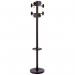 Stan 8 Xl Hook Coat& Umbrella Stand - Black 390281