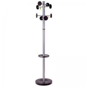 Stan 8Xl Hook Coat & Umbrella Stand - Silver 390282