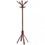 Caf 10 Hook, Rotating,wooden Coat Stand 390285