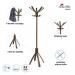 Caf 10 Hook, Rotating, Wooden Coat Stand 390285