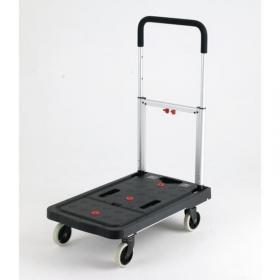 Folding plastic platform truck, capacity 120kg 390349