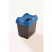 Colour coded open top recycling bins 390494