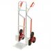 Aluminium stairclimbing sack truck with glides 390545