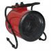 The photograph features a group of slingsby industrial fan heaters. They are portable and have a sleek design. The heaters are made with high-quality materials and have a powerful fan for maximum heat distribution. The black and silver color scheme complements any industrial setting.