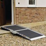 Broad folding aluminium ramp 390788