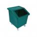 In the photograph, there is a sleek Slingsby catering table with both top and floor standing ingredient bins. The bins are made of durable material and are clearly labeled for easy organization. The tabletop is spacious and appears to be easy to clean. The overall presentation is professional and functional.