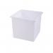 Heavy duty food grade rectangular tank, 72L Natural 391062