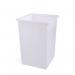 Heavy duty food grade rectangular tank, 118L Natural 391067