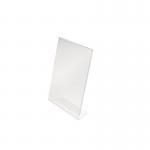 Counter top sign and poster holder - A4, slanted, portrait 391213