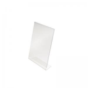 Counter top sign and poster holder - A4, slanted, portrait 391213