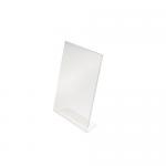 Counter top sign and poster holder - A4, slanted, portrait 391213