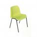 Coloured polypropylene stacking chair 391225