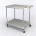 MyCart plastic service trolleys, grey shelves - grey shelves 392259