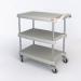 MyCart plastic service trolleys, grey shelves - grey shelves 392263