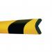 The picture shows a set of foam impact protectors from Slingsbys racking accessories collection. These protectors are designed to cushion and protect the edges of shelves and racks, creating a safe and secure storage system. The foam material is soft and pliable, providing excellent impact resistance while also being lightweight and easy to install. The protectors are in a bright, eye-catching color and have a simple but functional design. They are sold in a set and can be easily attached to any racking system.