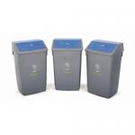 Recycling Bin Kit - Blue Lids 