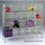 16 Compartment Mesh Locker 1370 X 1210 X 305 with Individula Doors 392573
