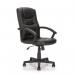 High back leather effect executive office chair 392783