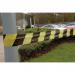 Black And Yellow Non-Adhesive Barrier Ta