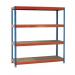 Boltless heavy duty steel shelving with chipboard shelves - with chipboard shelves 2.5m high 393141