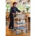 Konga three tier service trolleys with removable non-slip surface trays 393941