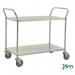 Konga two tier trolley - zinc plated 393944