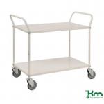 Konga extra-wide reversible steel tray or shelf trolleys 394010