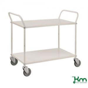 Image of Konga extra-wide reversible steel tray or shelf trolleys 394010