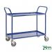 Konga extra-wide reversible steel tray or shelf trolleys 394011