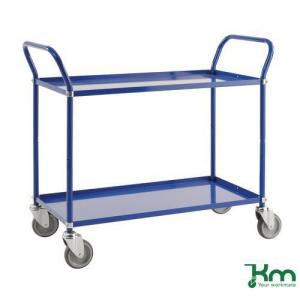 Image of Konga extra-wide reversible steel tray or shelf trolleys 394011