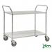 Konga extra-wide reversible steel tray or shelf trolleys 394012