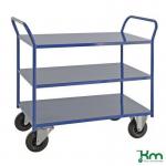 Konga extra-wide reversible steel tray or shelf trolleys 394014