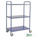 Konga tall reversible steel tray shelf trolleys 394017