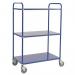 Konga tall reversible steel tray shelf trolleys 394018