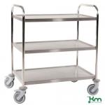 Stainless Trolley 3 Sh. Ss18/8 