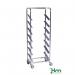 Konga slanted bin trolley 394033