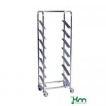 Bin Trolley With Sloping Glides To Tak E