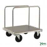 Konga heavy duty zinc plated board trolley with laminate platform 394038