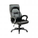 High back leather effect executive office chair 394113