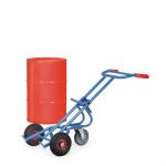 Steel Drum Trolley On Rubber Tyres And W