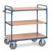 Fetra tall melamine shelf trolleys 394161