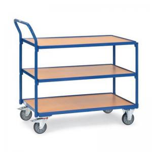 Fetra laminated wood shelf workshop trolleys 394194