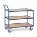 Fetra laminated wood shelf workshop trolleys 394195