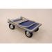 Large wheel folding platform truck 394234