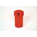 145L Hooded top litter bin with tidy man logo - Red 394237