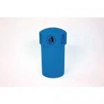 Spacebin Hooded Blue Plastic Litter Bin 