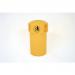 Spacebin Hooded Yellow Plastic Litter Bi